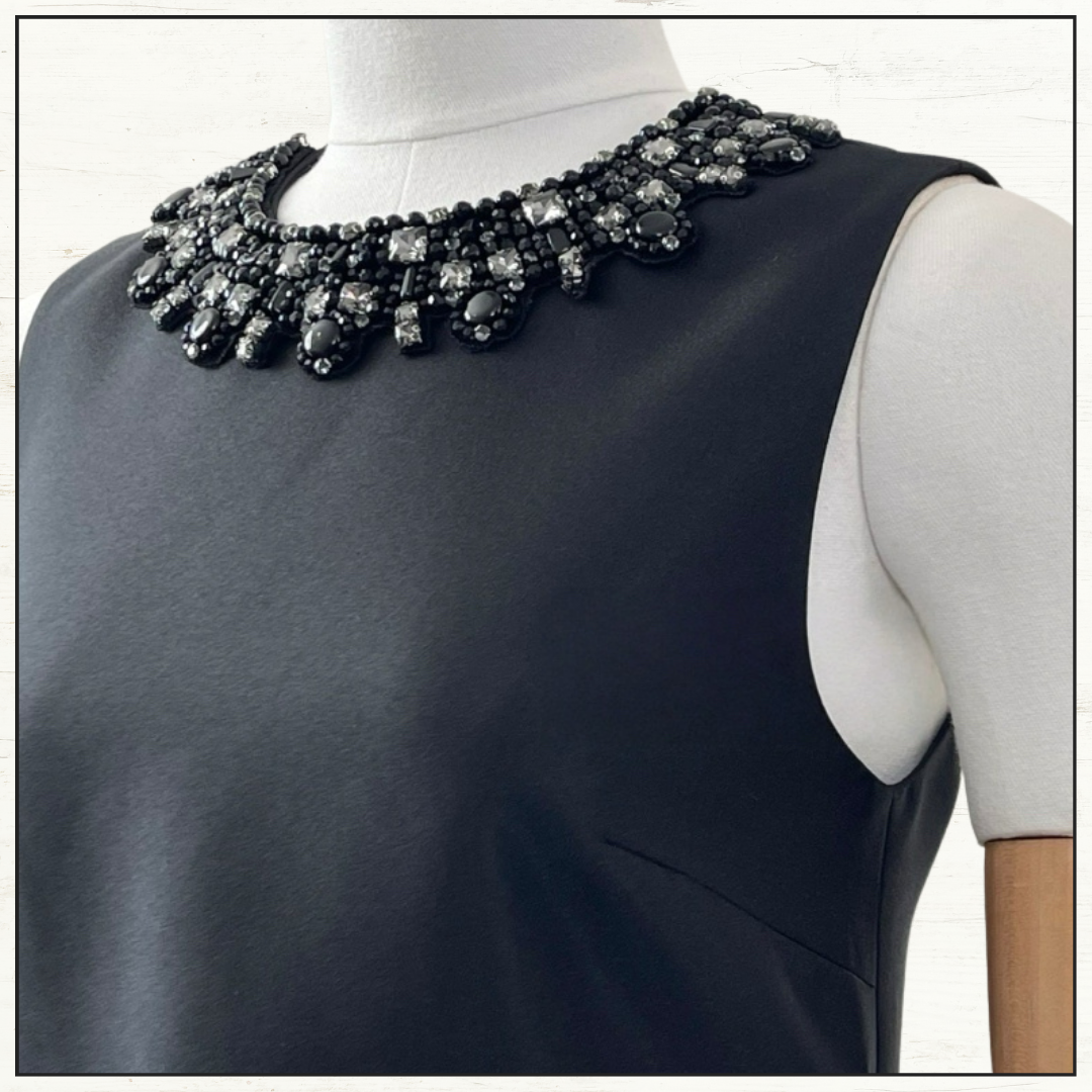 EMBELLISHED MINI DRESS