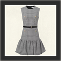 PRINCE OF WALES CHECK MINI DRESS