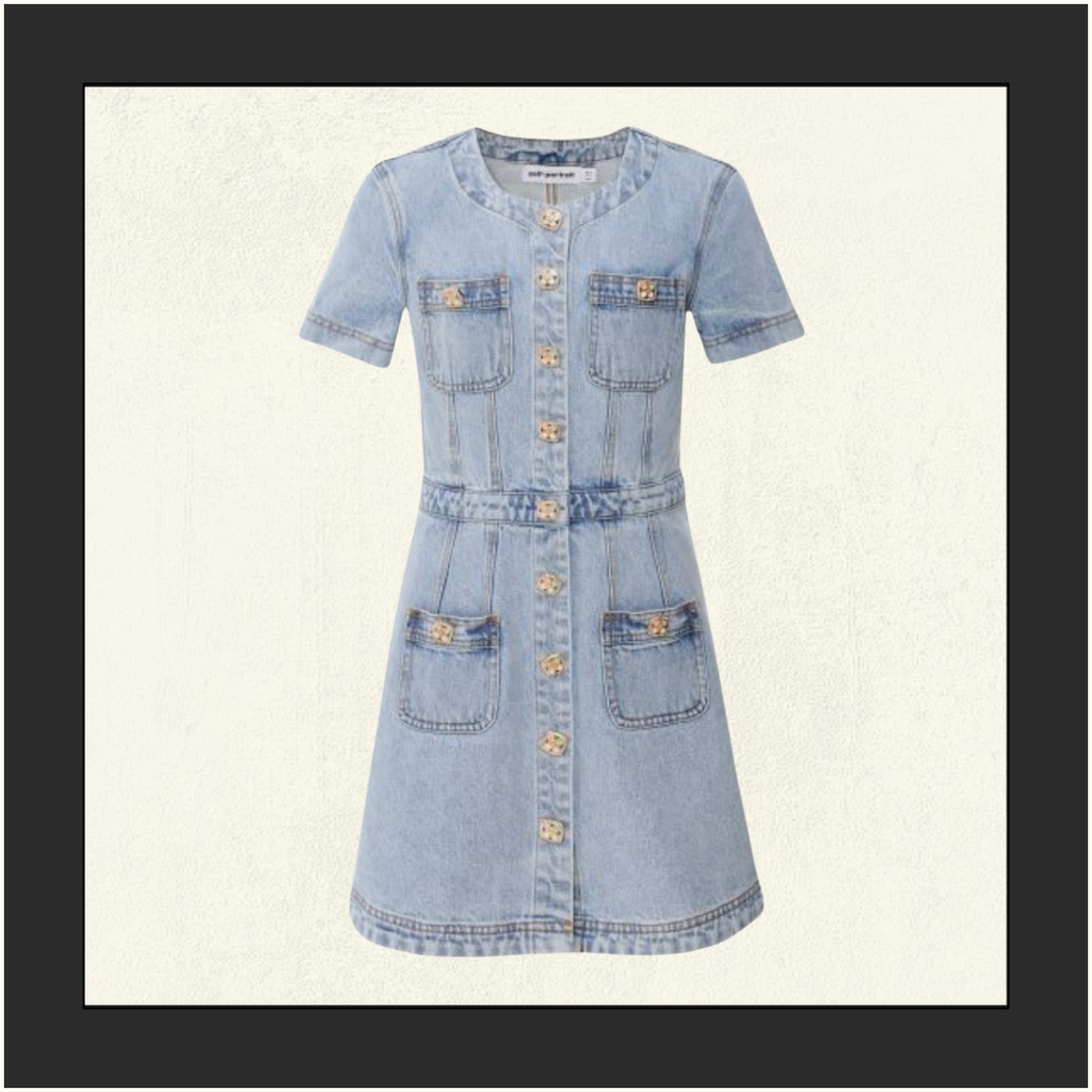 DENIM MINI DRESS