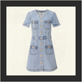 DENIM MINI DRESS