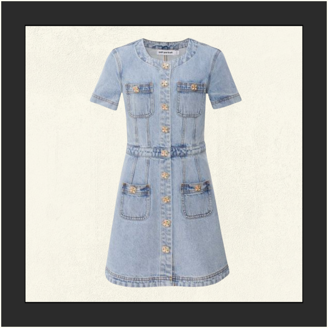 DENIM MINI DRESS