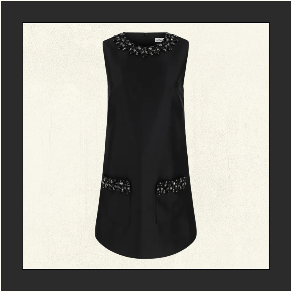 EMBELLISHED MINI DRESS