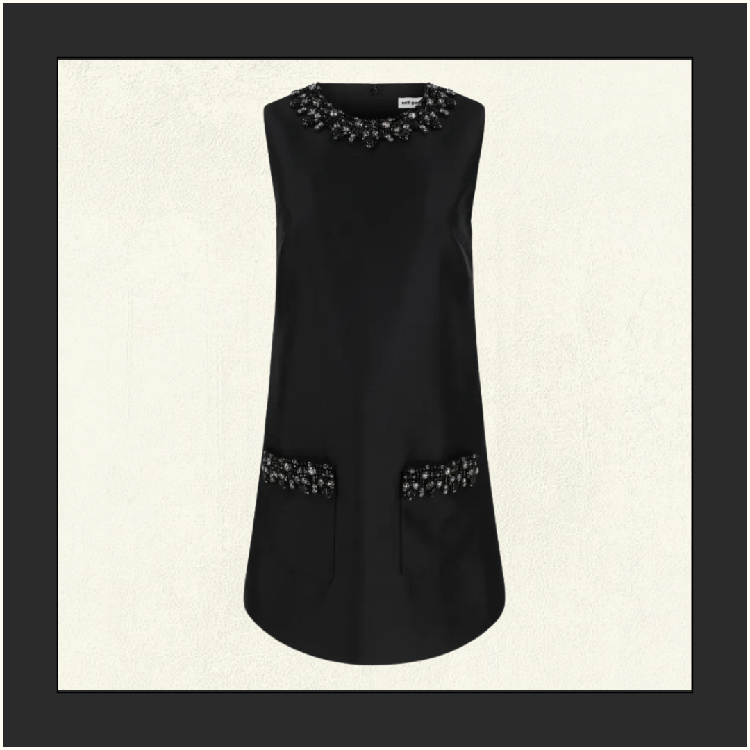 EMBELLISHED MINI DRESS