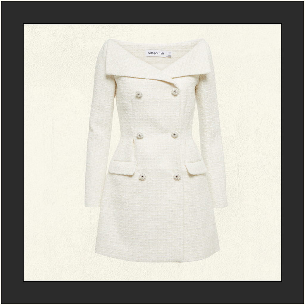 BOUCLE TWEED MINI DRESS