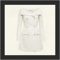 BOUCLE TWEED MINI DRESS