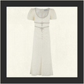LACE TRIM MIDI DRESS