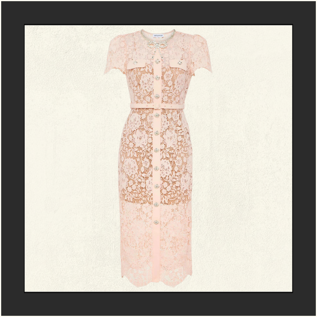 EMBELLISHED MIDI DRESS