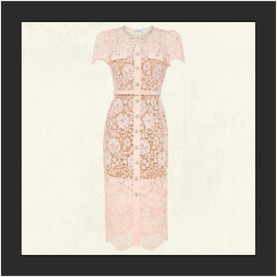 EMBELLISHED MIDI DRESS