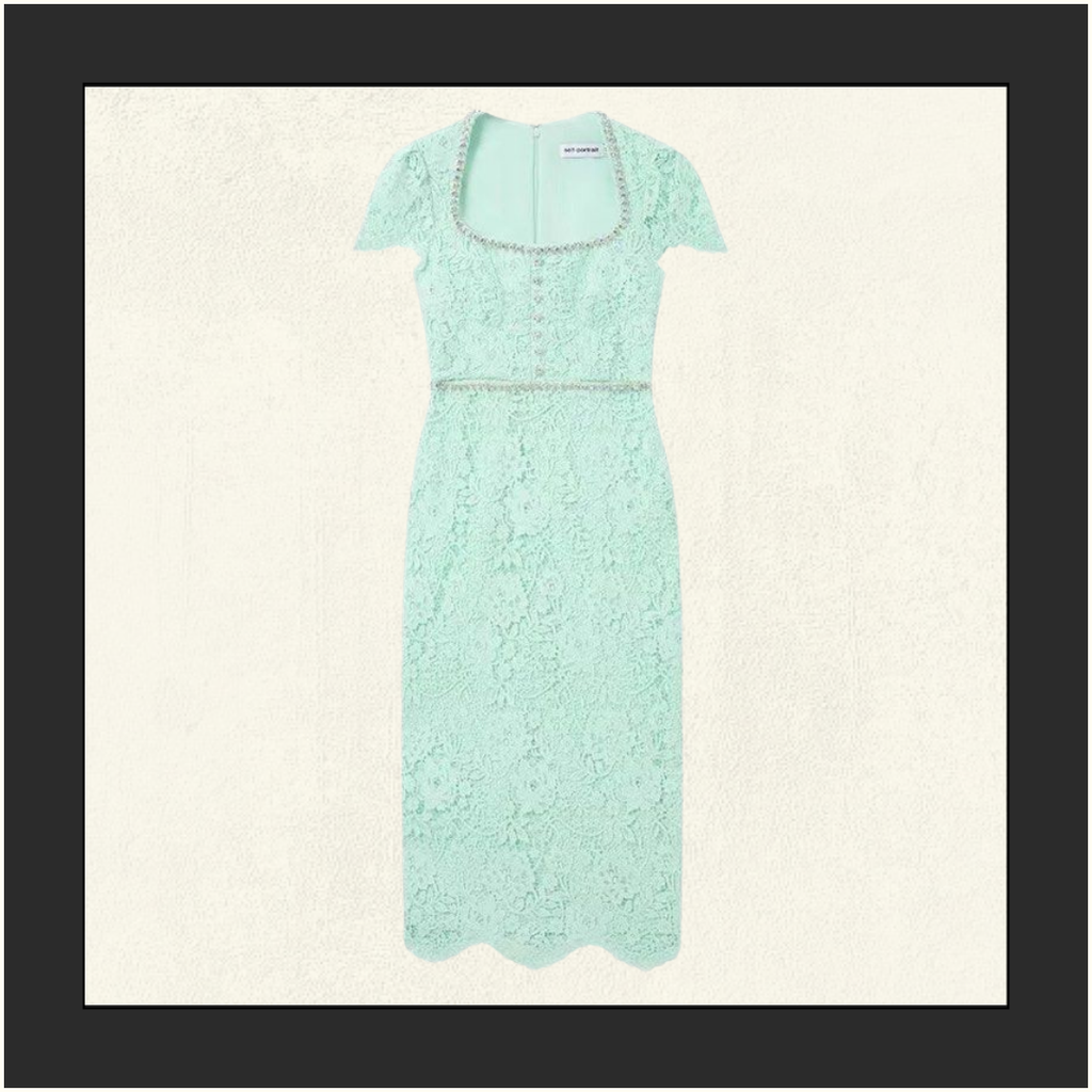 LACE MIDI DRESS