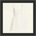 TWEED BOUCLE CORSET MINI DRESS