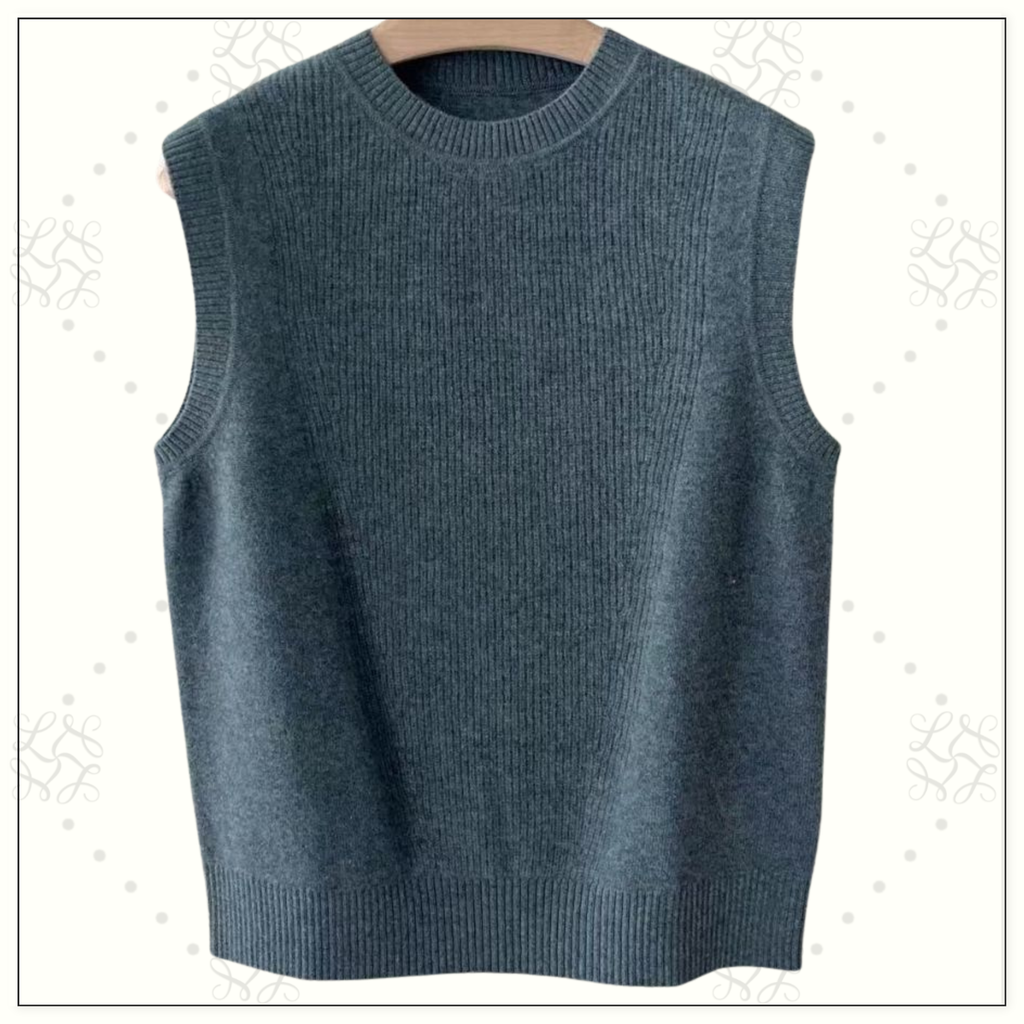 WOOL & CASHMERE VEST SWEATER