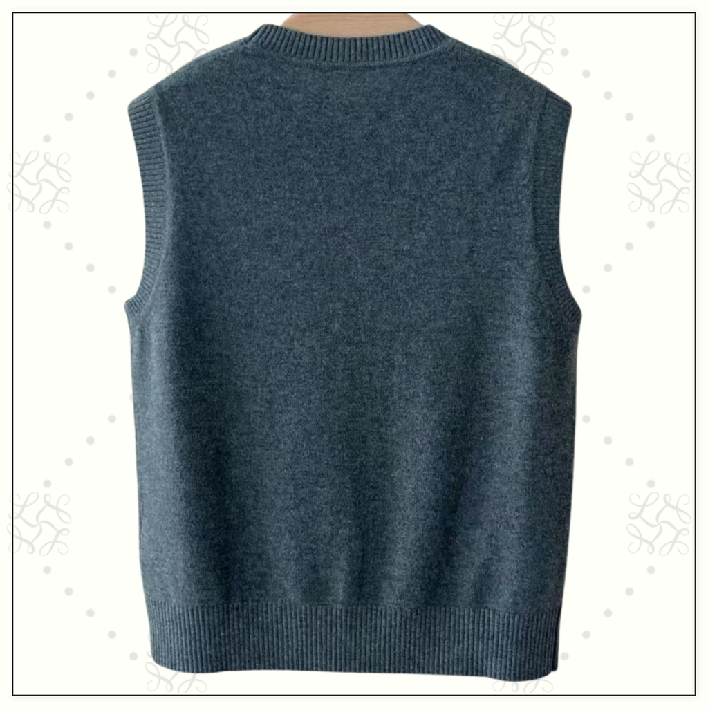 WOOL & CASHMERE VEST SWEATER