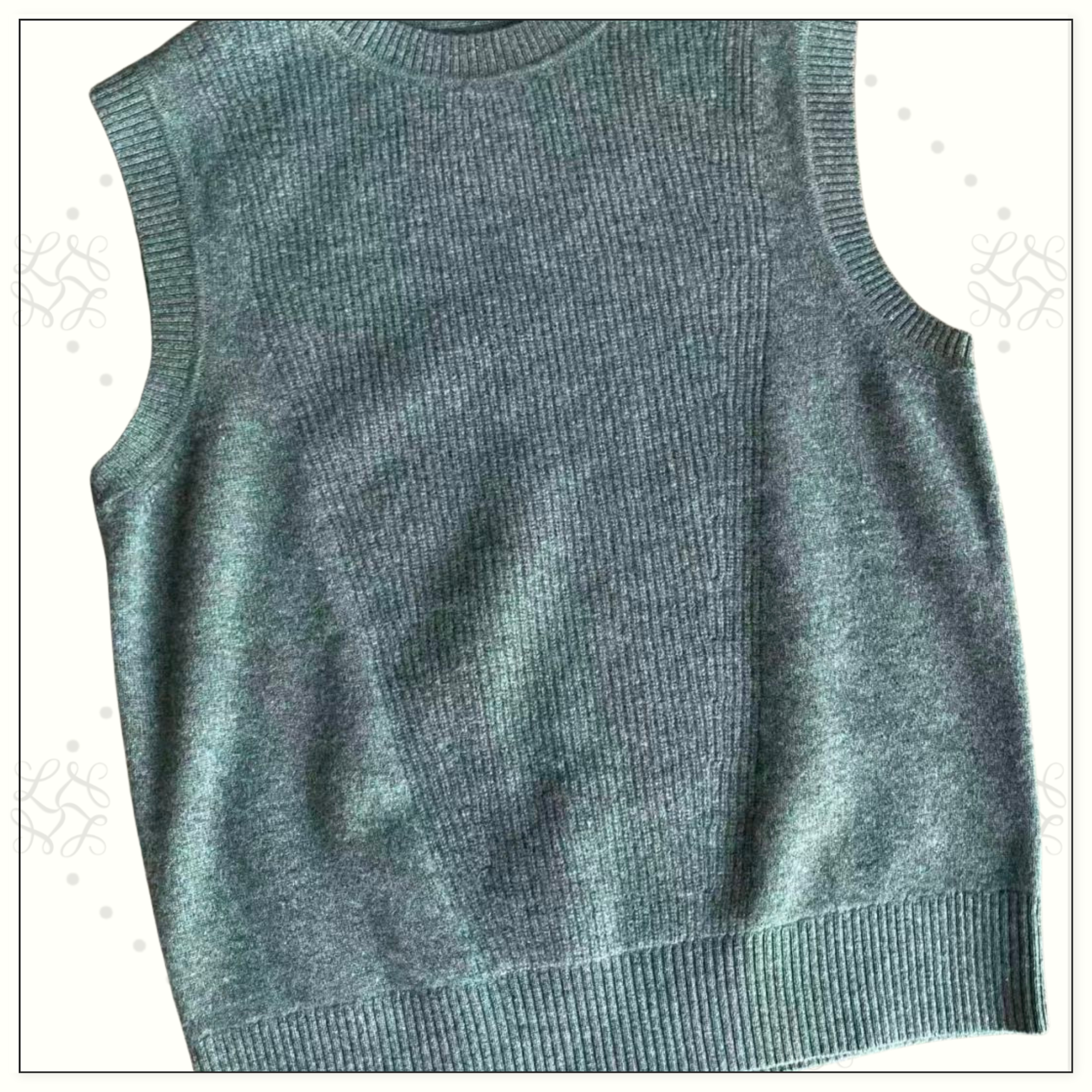 WOOL & CASHMERE VEST SWEATER