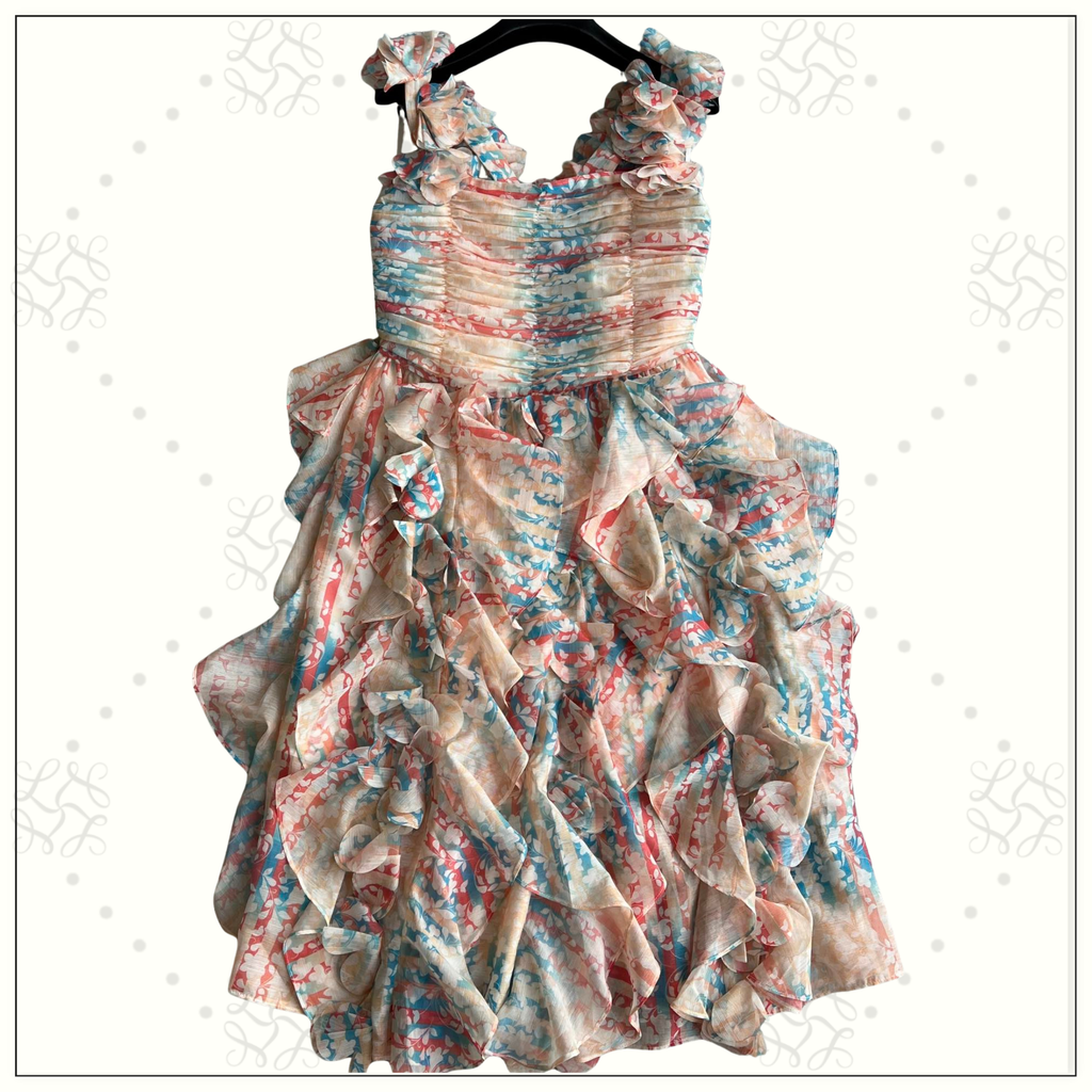 SILK CHIFFON DRESS