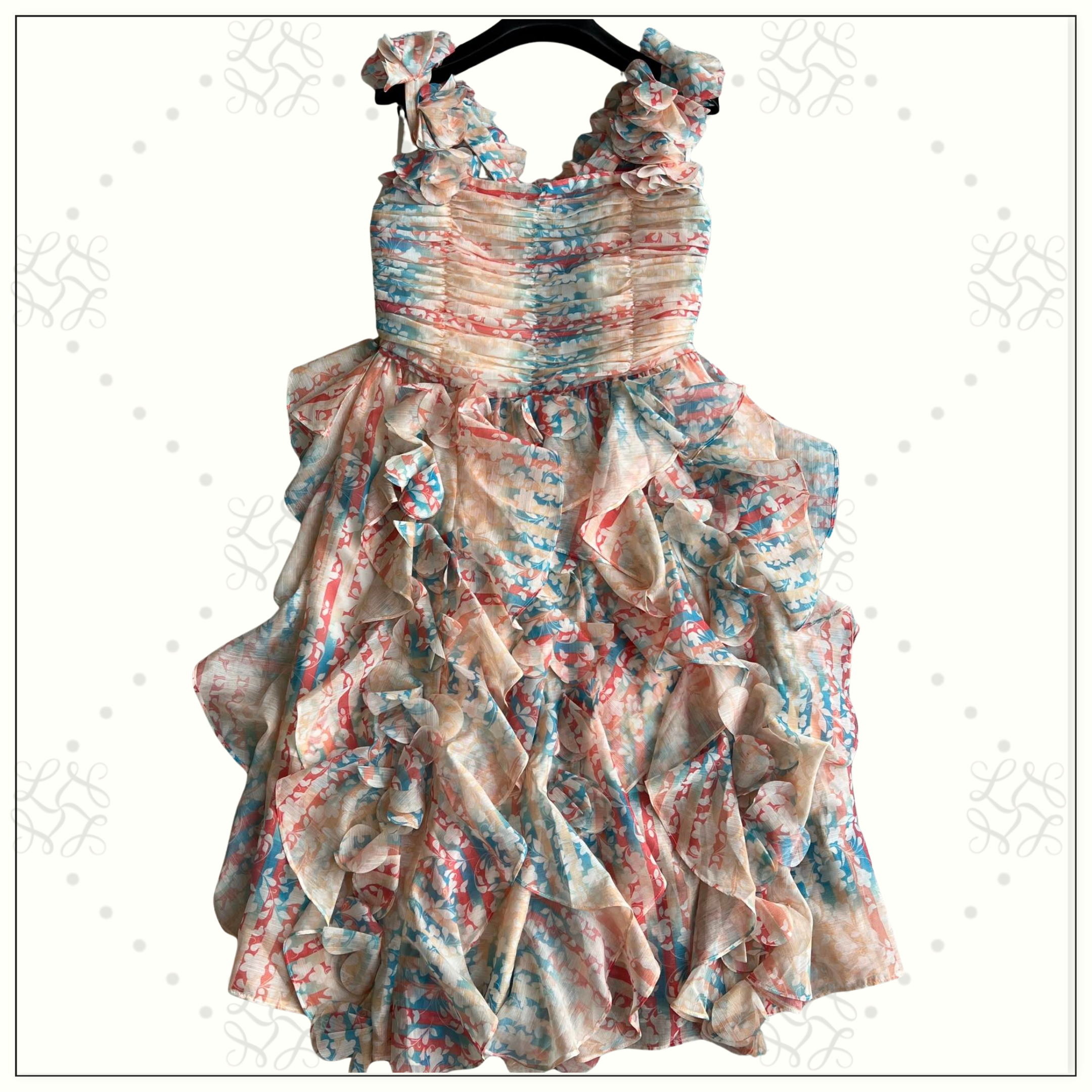 SILK CHIFFON DRESS