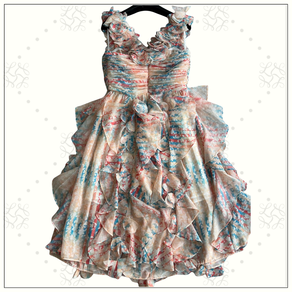 SILK CHIFFON DRESS