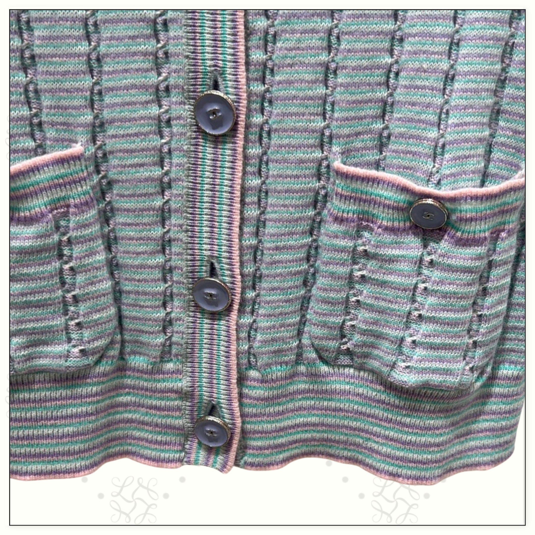 CASHMERE & COTTON FEATHER CARDIGAN & MINI SKIRT