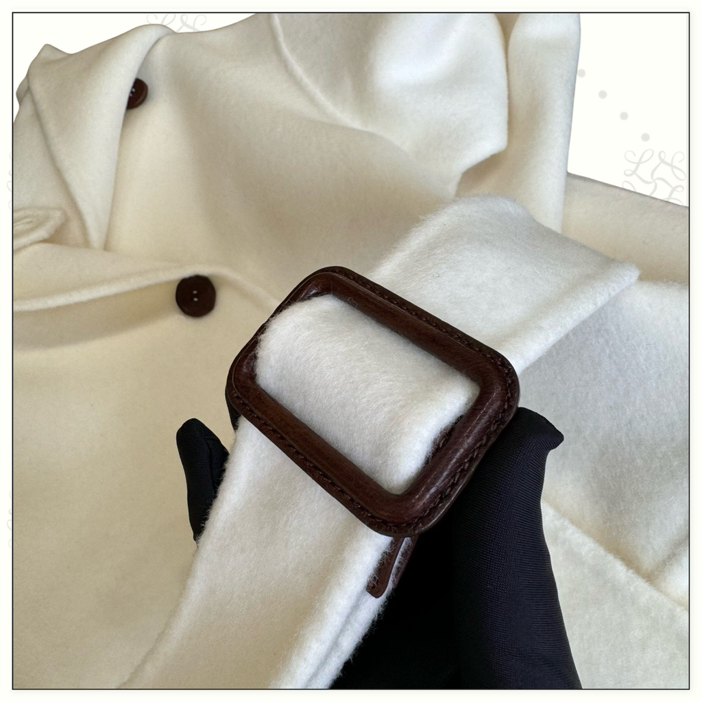 WOOL & CASHMERE BRIVEL HOODED COAT