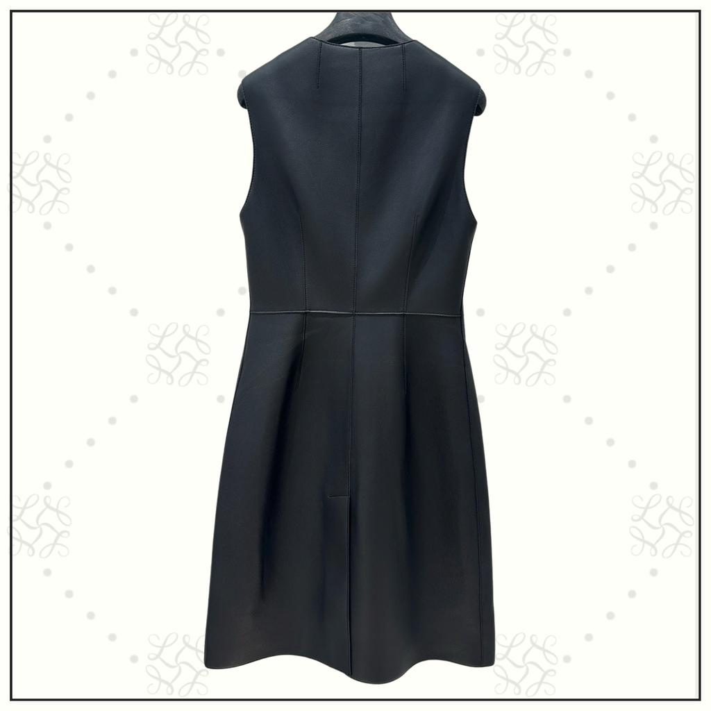 LEATHER VEST DRESS