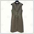 LEATHER VEST DRESS