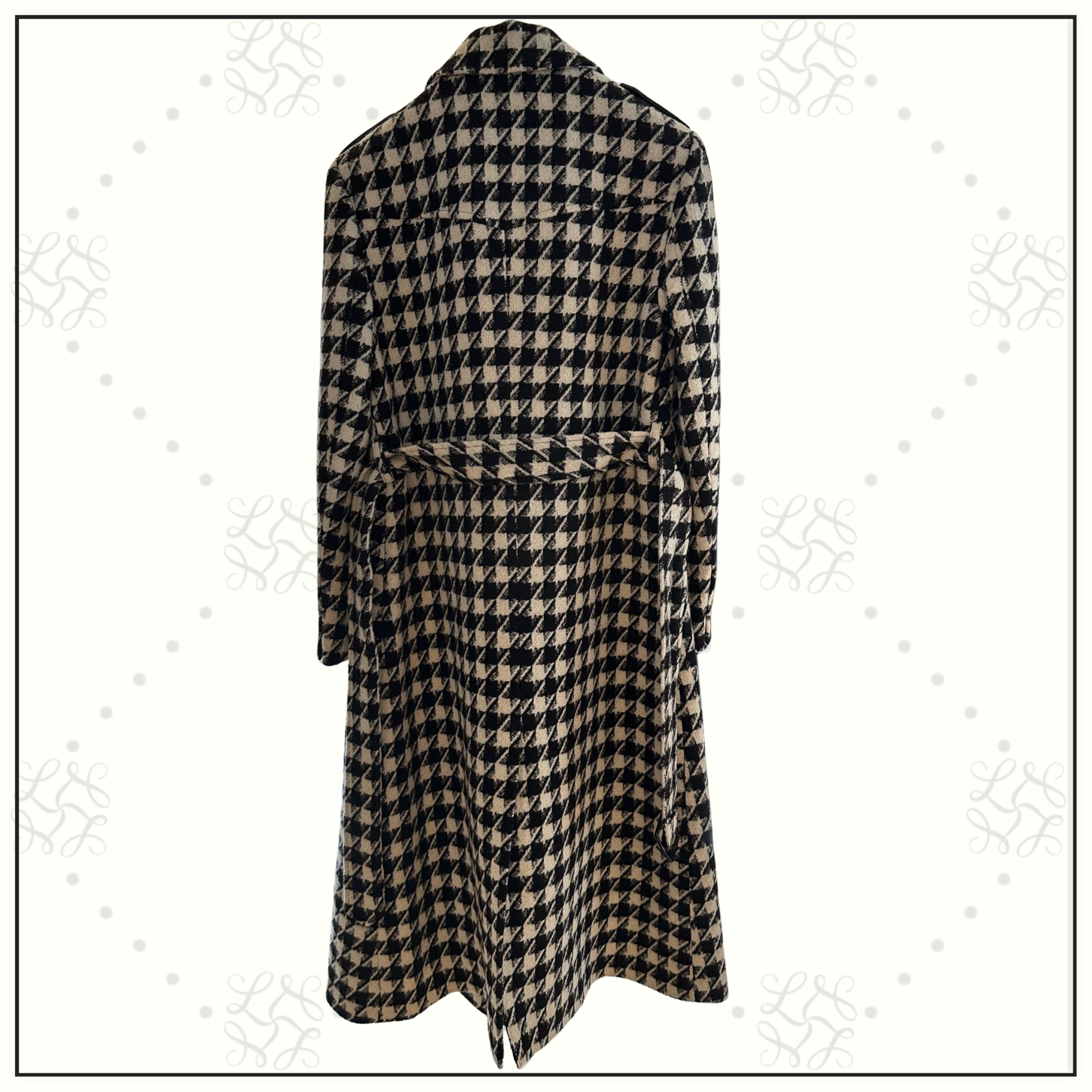 WOOL HOUNDSTOOTH COAT