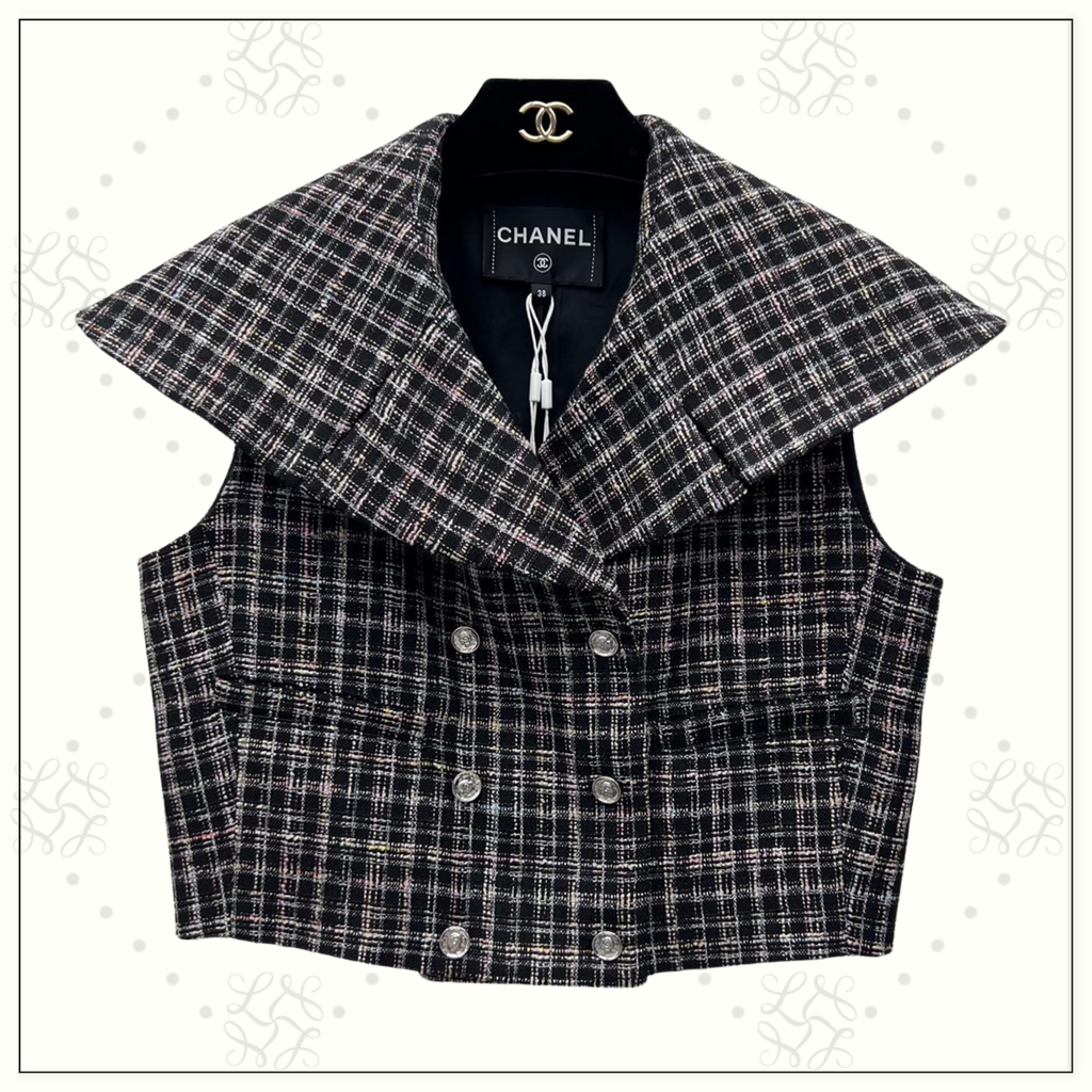 TWEED VEST  AND SKIRT