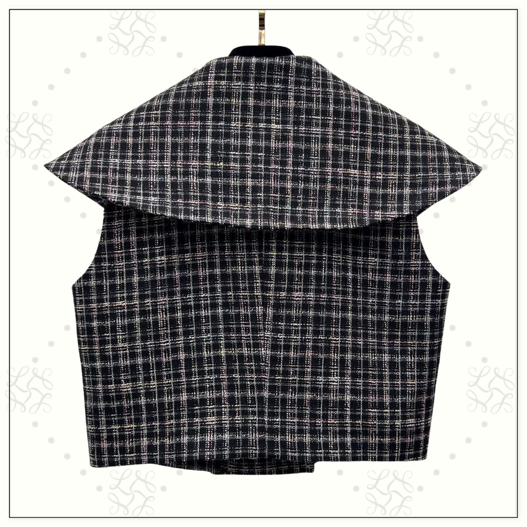 TWEED VEST  AND SKIRT