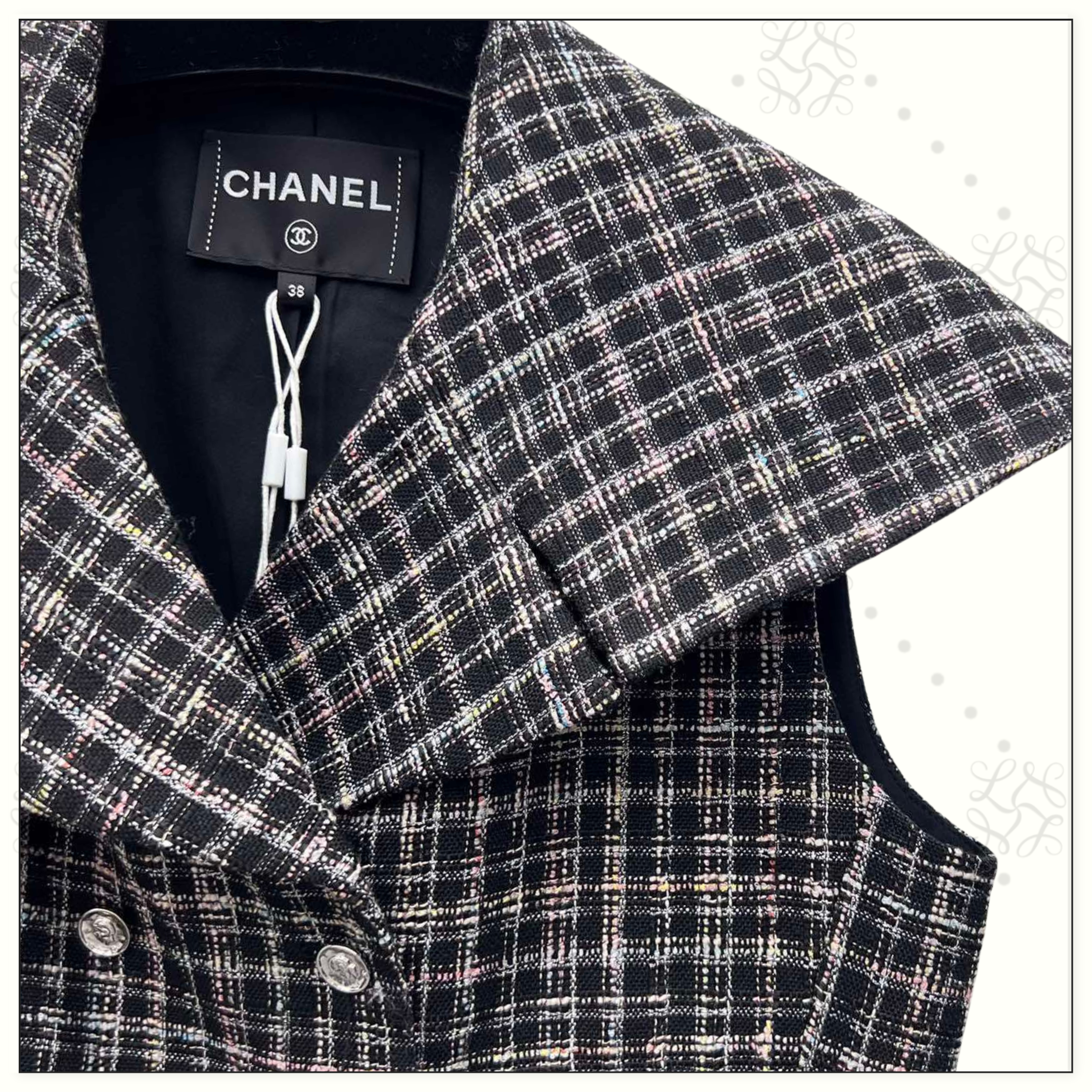 TWEED VEST  AND SKIRT