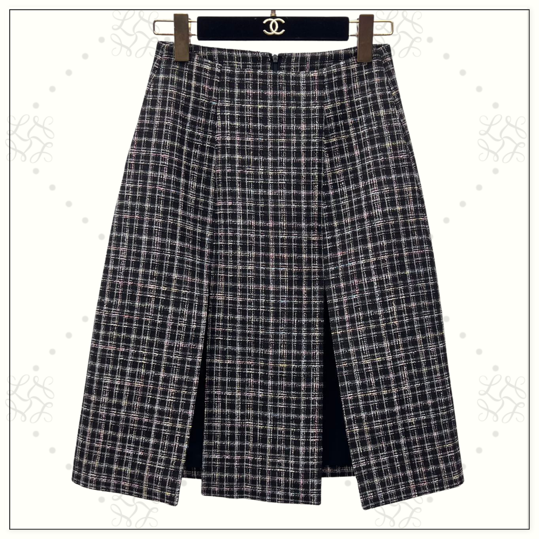 TWEED VEST  AND SKIRT