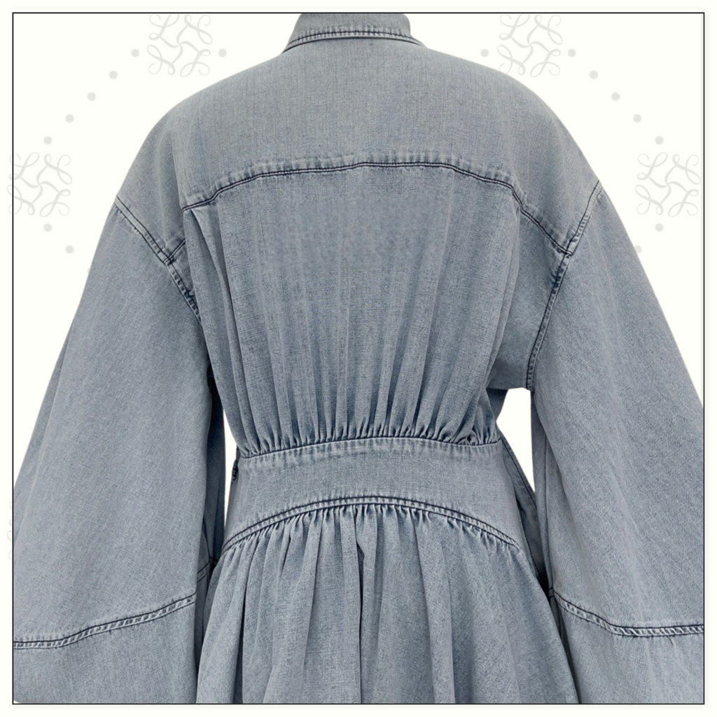 REBELLION DENIM WRAP MINI