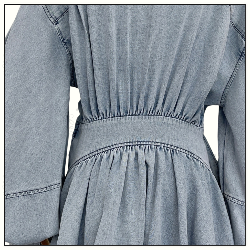 REBELLION DENIM WRAP MINI