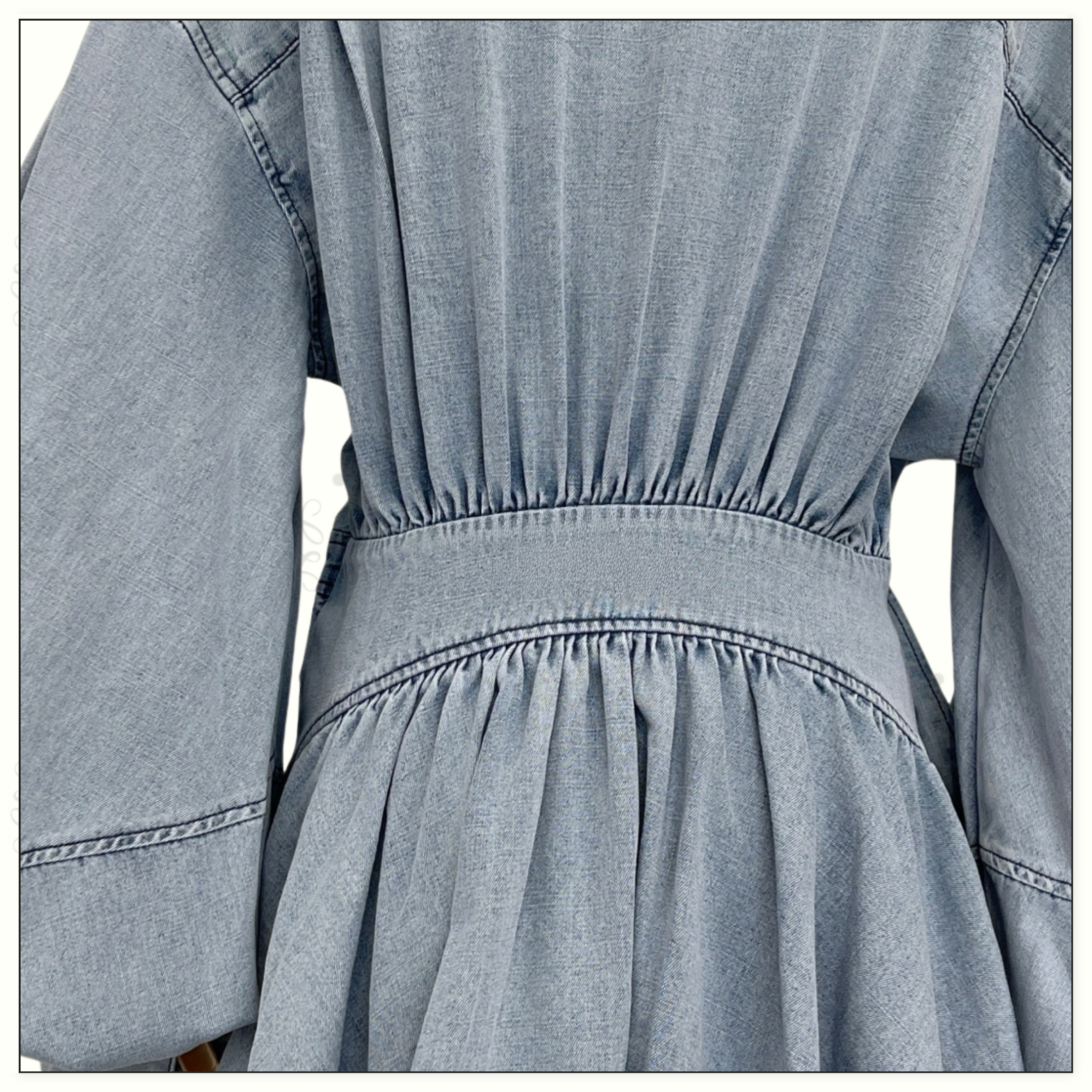 REBELLION DENIM WRAP MINI