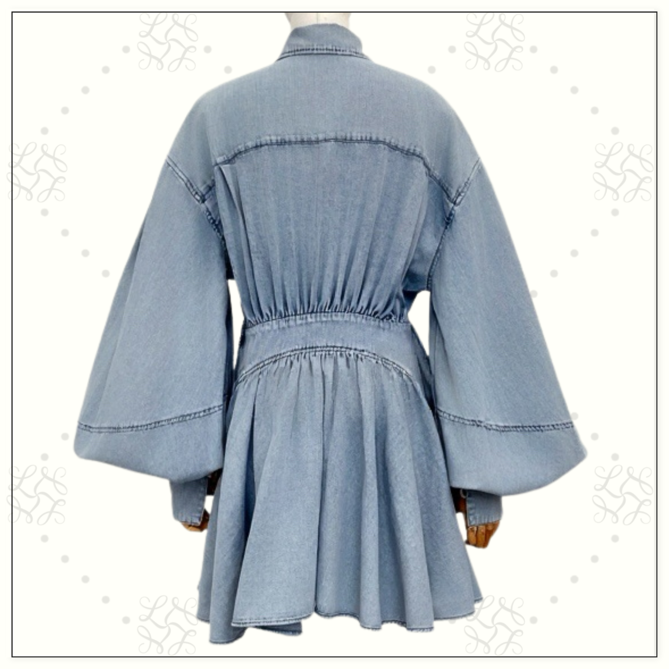 REBELLION DENIM WRAP MINI