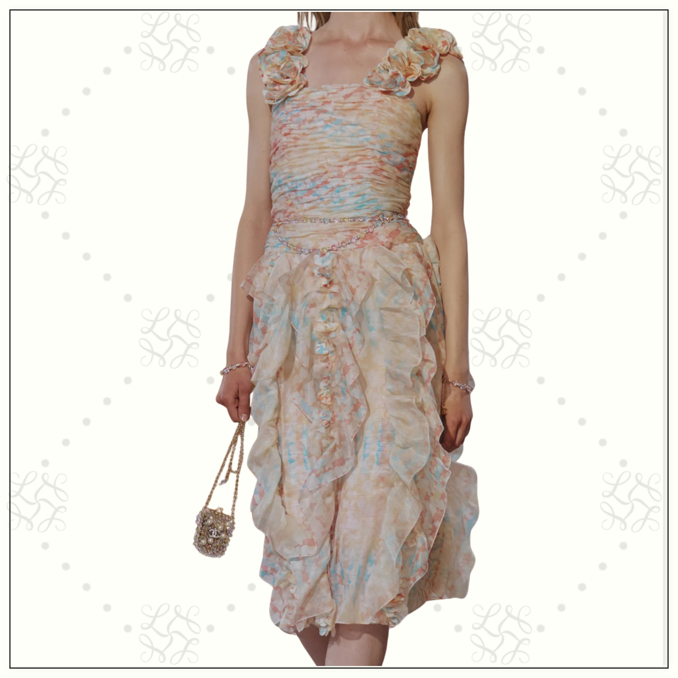 SILK CHIFFON DRESS