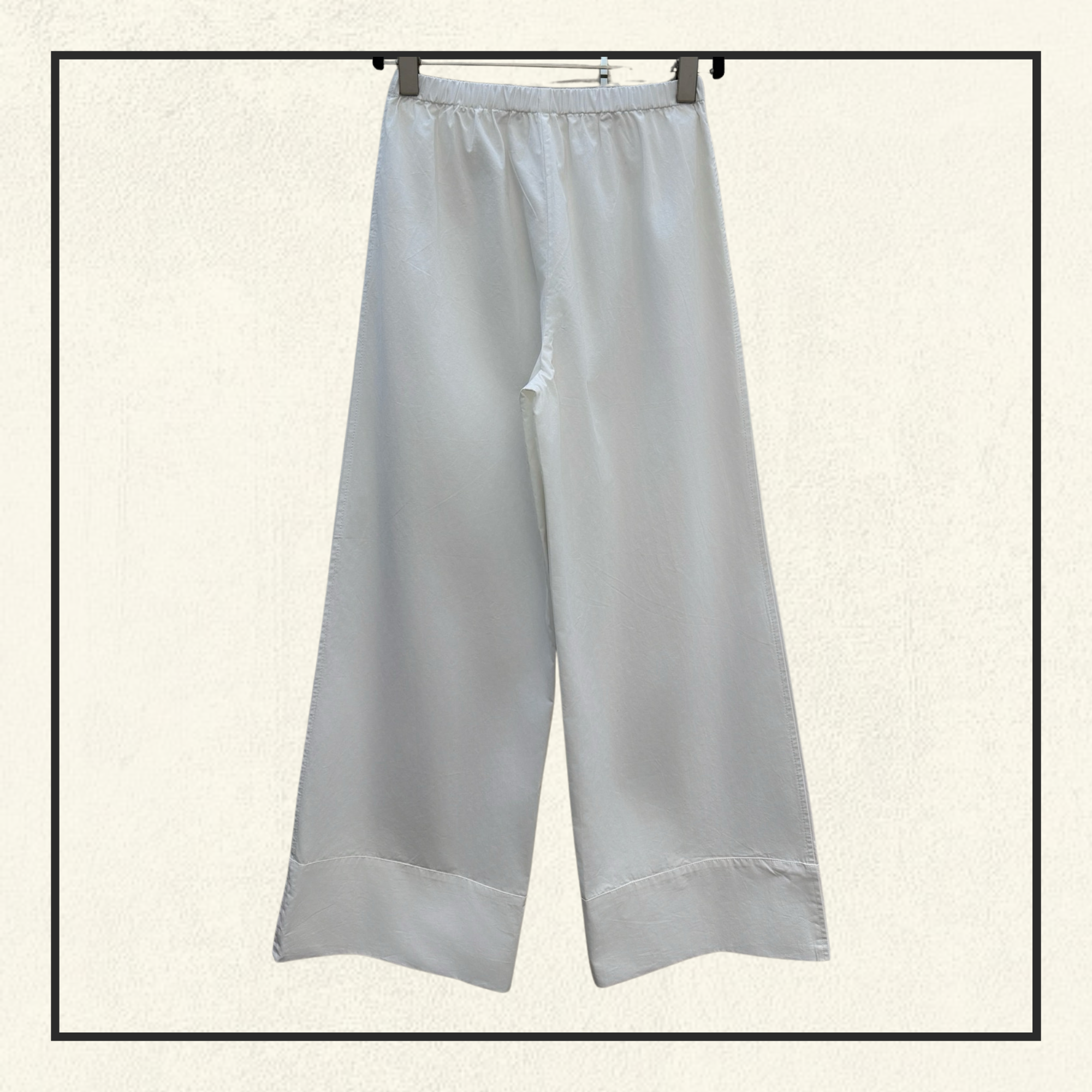 WIDE LEG DRAWSTRING TROUSERS