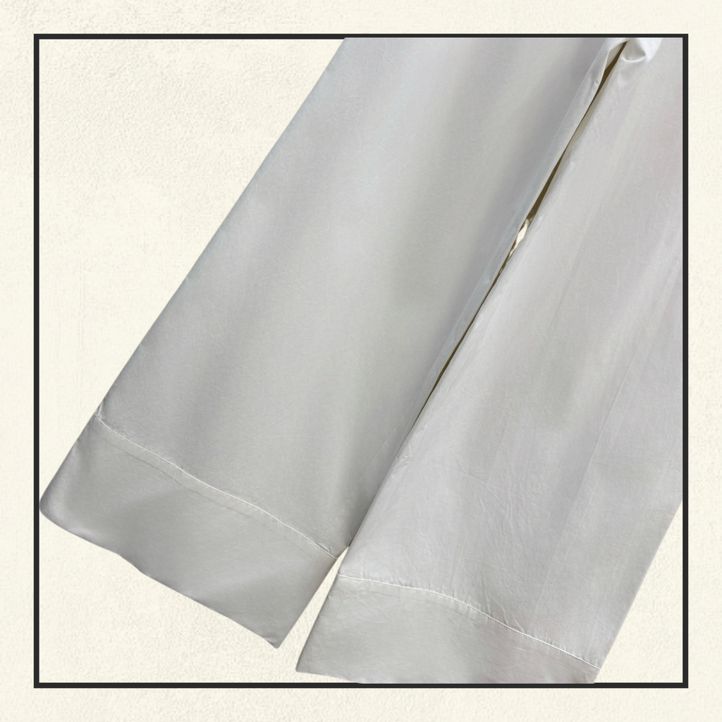WIDE LEG DRAWSTRING TROUSERS