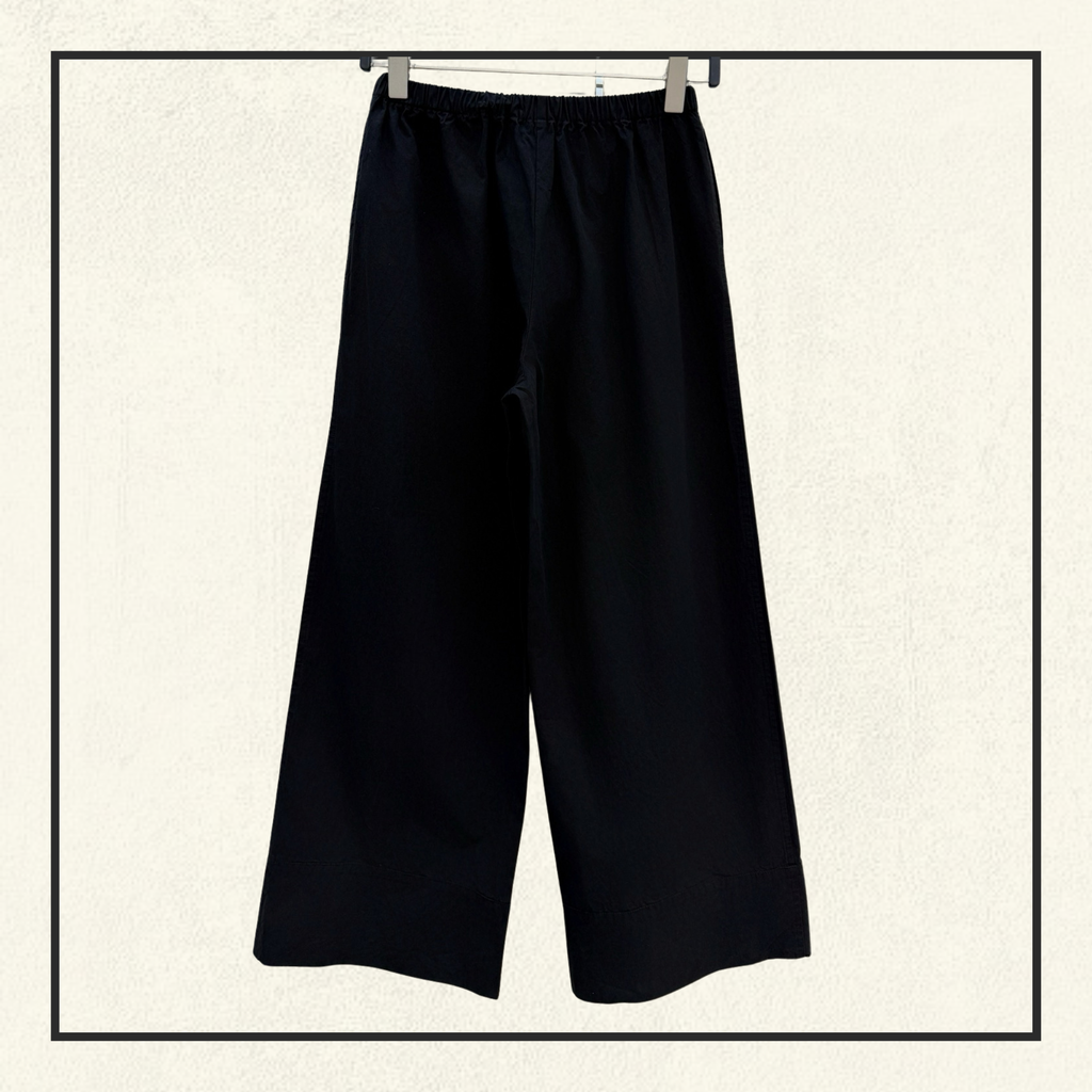 WIDE LEG DRAWSTRING TROUSERS