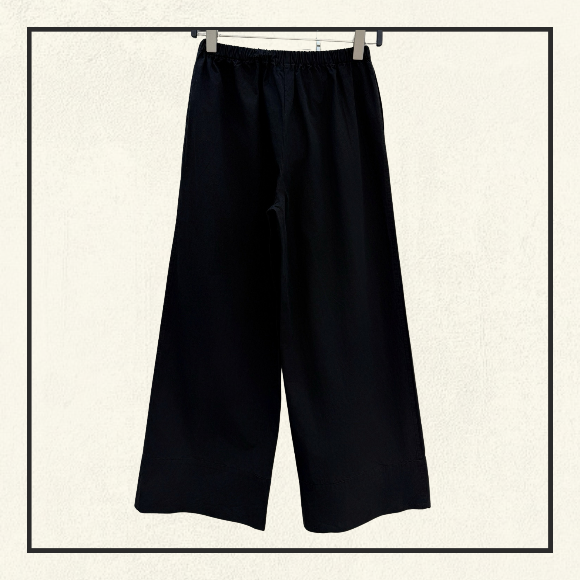 WIDE LEG DRAWSTRING TROUSERS