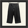 LAMBSKIN WIDE LEG SHORT