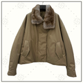 DOWN JACKET WITH FUR COLLAR