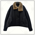 DOWN JACKET WITH FUR COLLAR