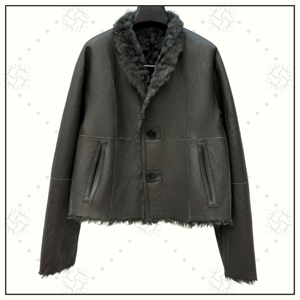 REVERSIBLE SHEARLING JACKET