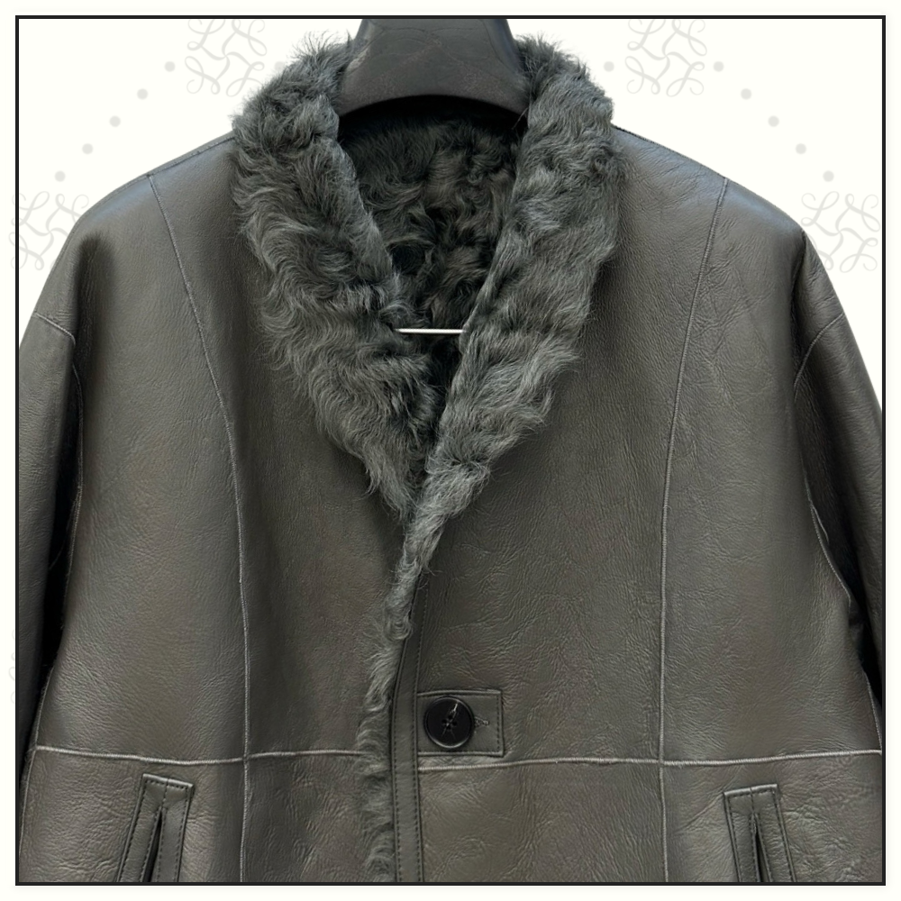 REVERSIBLE SHEARLING JACKET