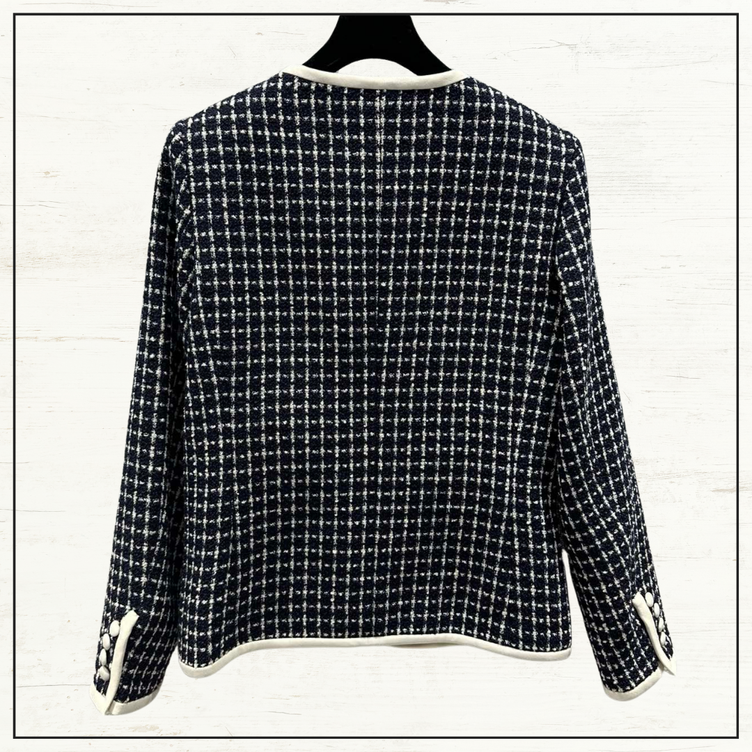 WOOL & COTTON BLEND JACKET & SHORTS