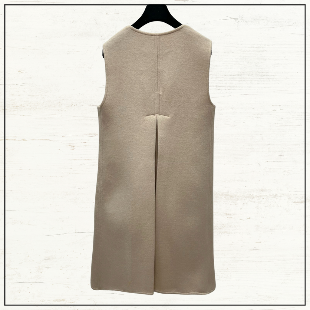 V LOGO WOOL & CASHMERE MINI DRESS