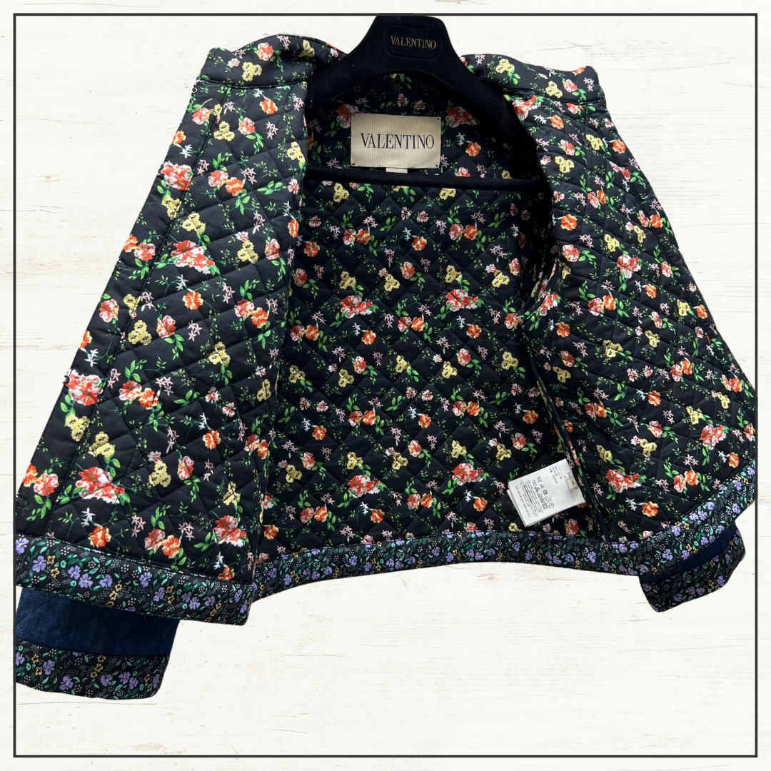 QUILTED CHAMBRAY JACKET