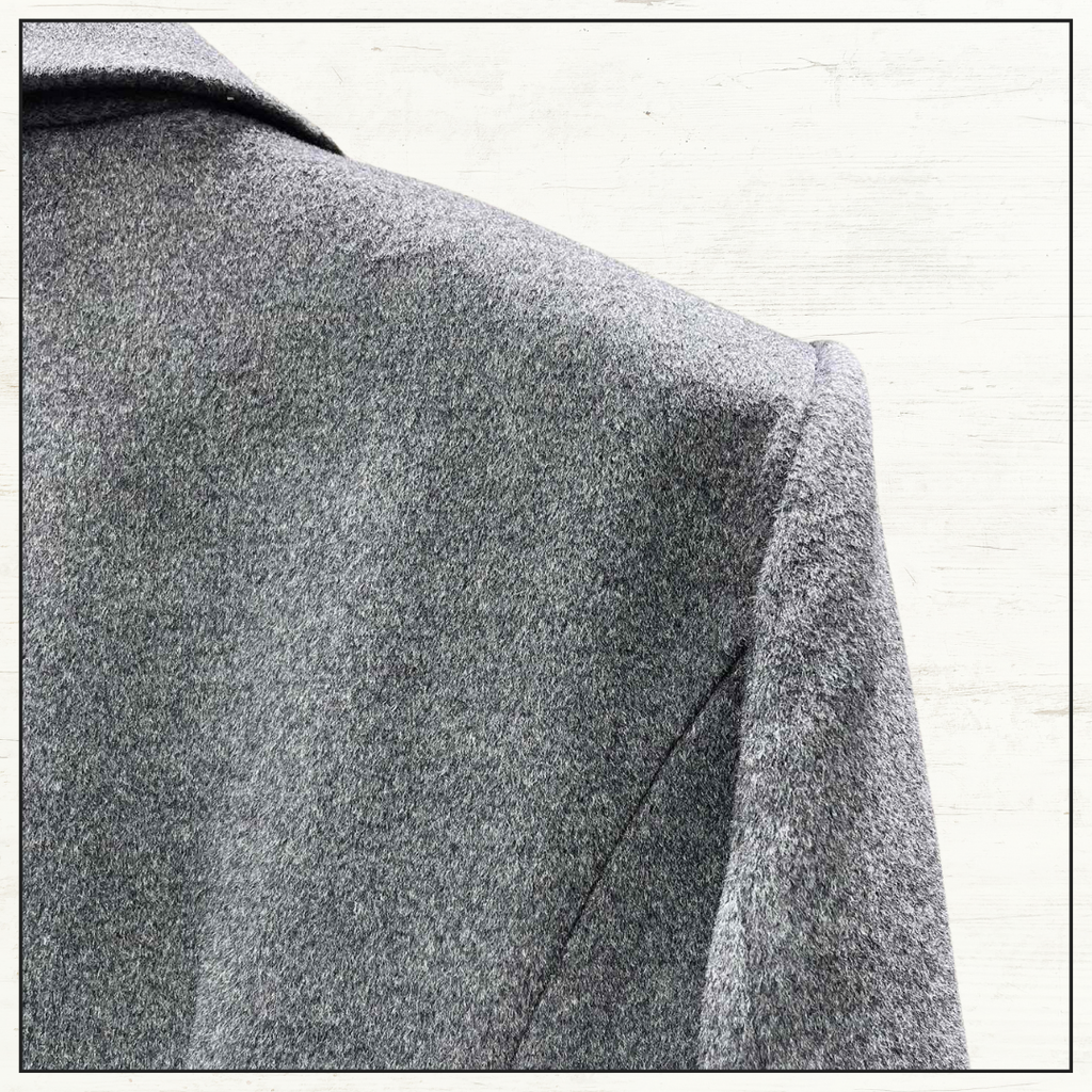 SIDE BOW WOOL CASHMERE COAT