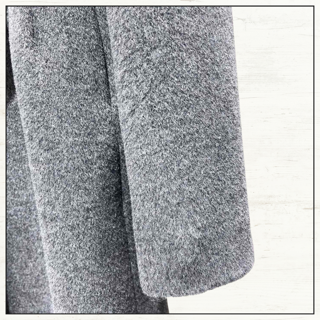 SIDE BOW WOOL CASHMERE COAT