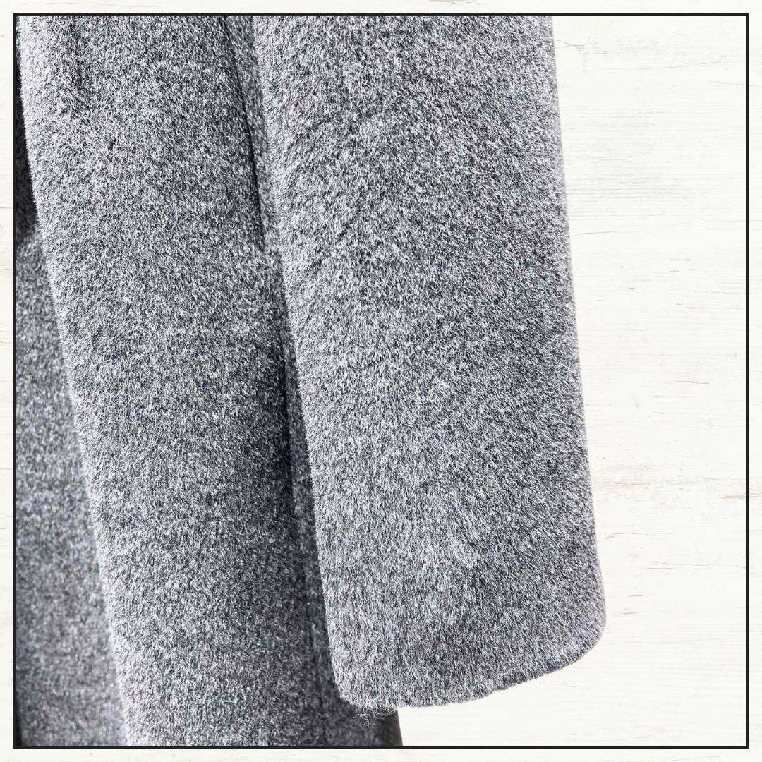 SIDE BOW WOOL CASHMERE COAT