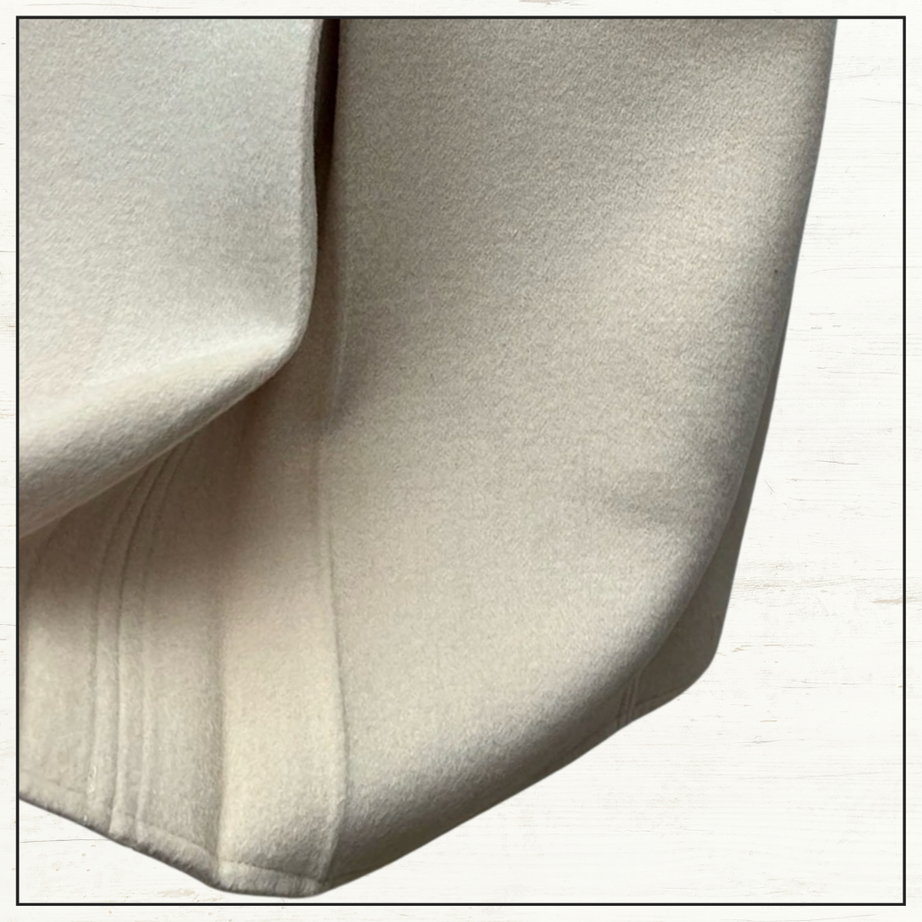 V LOGO WOOL & CASHMERE MINI DRESS